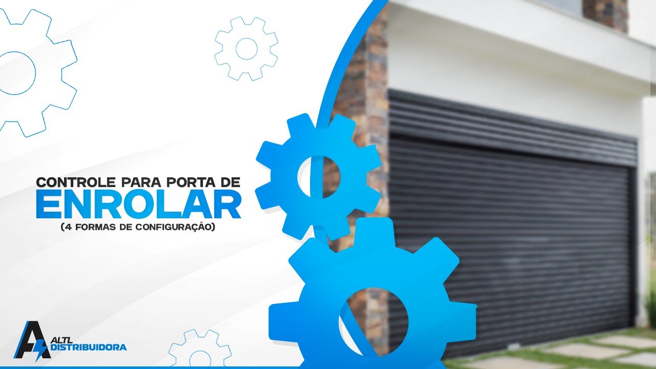 Como configurar controle Megatron para porta de enrolar! (Explicação de 3 possíveis situações)