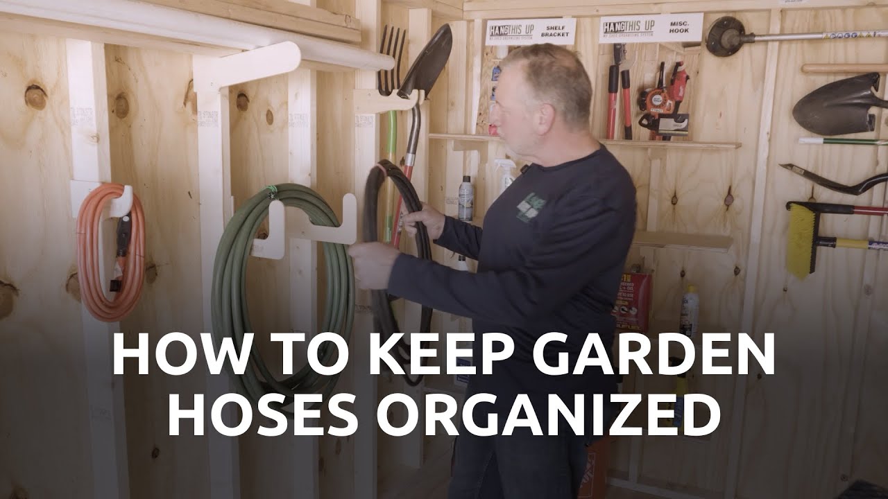 Best Garden Hose Storage Solution for Sheds & Garages | Heavy-Duty Hose Organizer