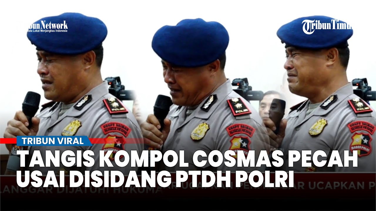 Menangis Dipecat Secara Tidak Hormat, Kompol Cosmas: Tidak Ada Niat Celakai Affan