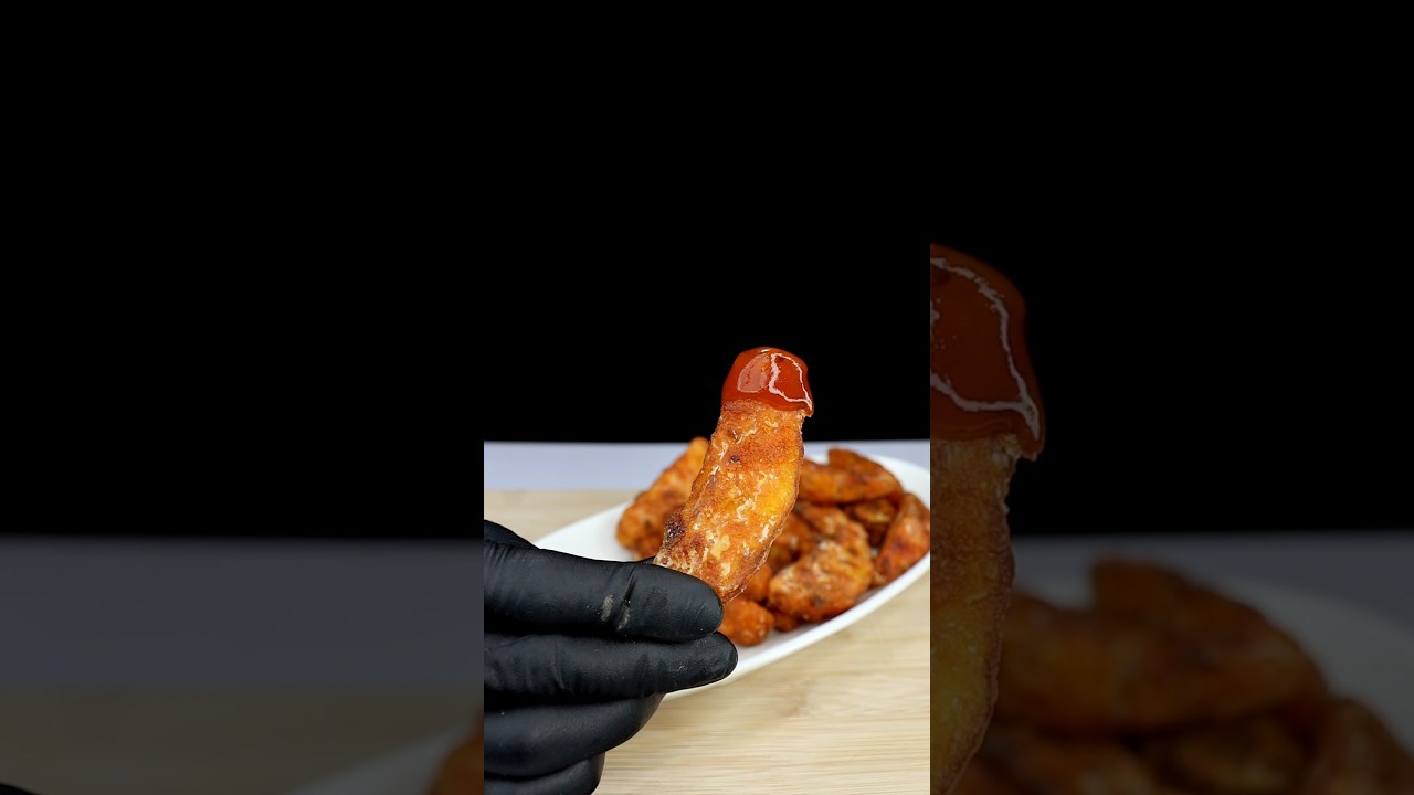 Crispy Potato Wedges ASMR #shorts #asmrcooking #viral