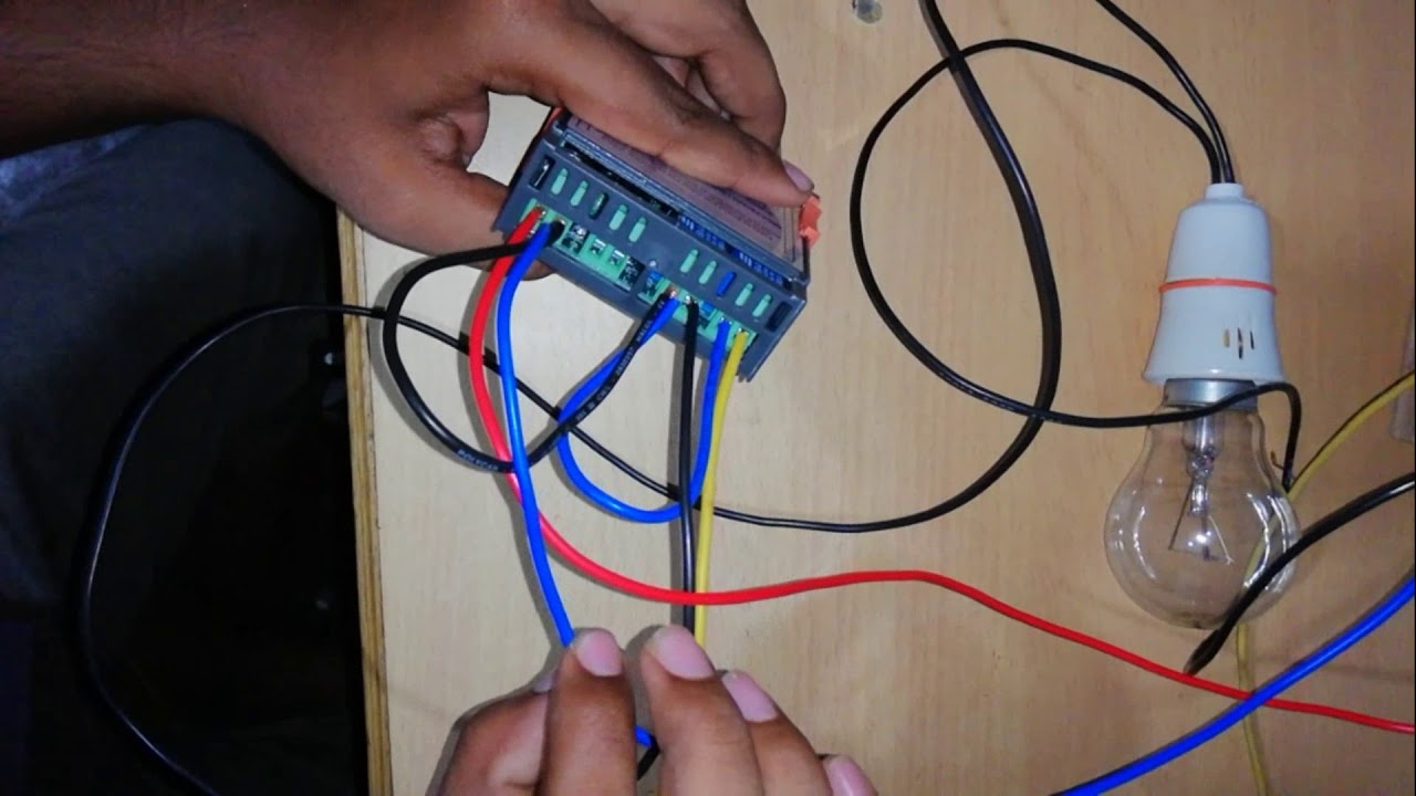 STC-1000 thermostat wiring and programming steps in Tamil