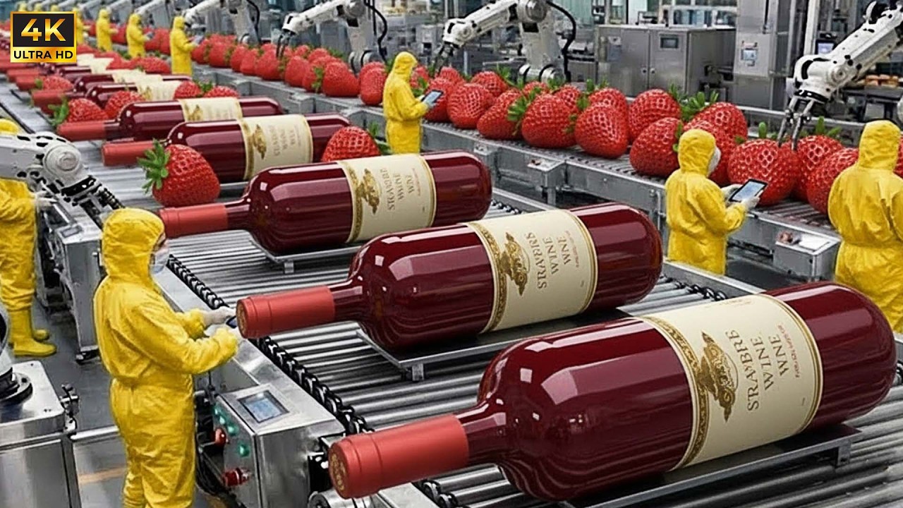 Proces produkcji wina truskawkowego klasy premium w destylarni whisky truskawkowej światowej klasy