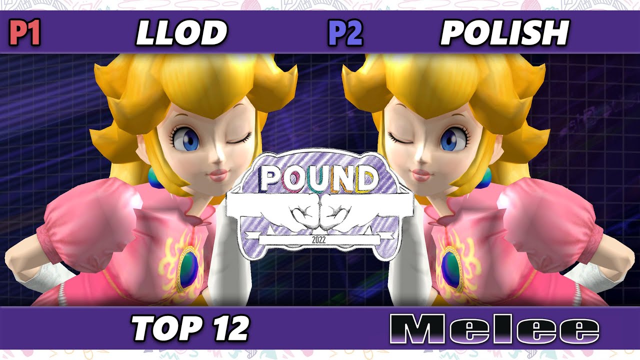 Pound 2022 Top 12 - Polish (Peach) Vs. lloD (Peach) SSBM Smash Melee Tournament