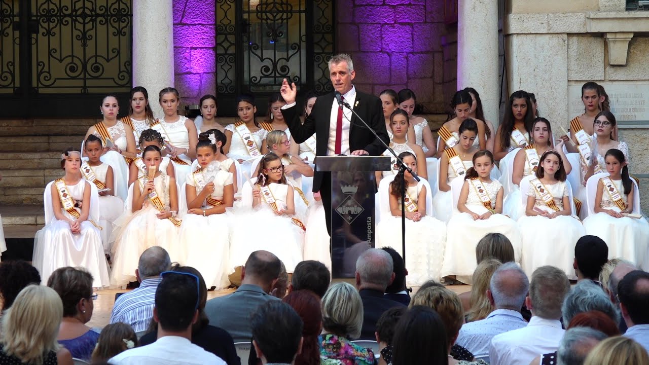 Presentació de les pubilles i pregó de Festes Majors d'Amposta