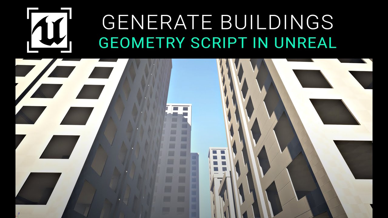 Unreal Engine 5.3 - Building Generation With Geometry/Construction Script