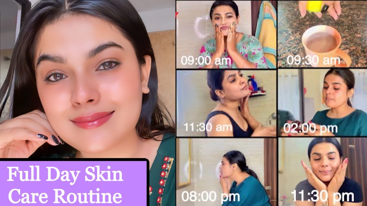 Morning to Night || My Self care Routine || How to get healthy & glowing skin daily