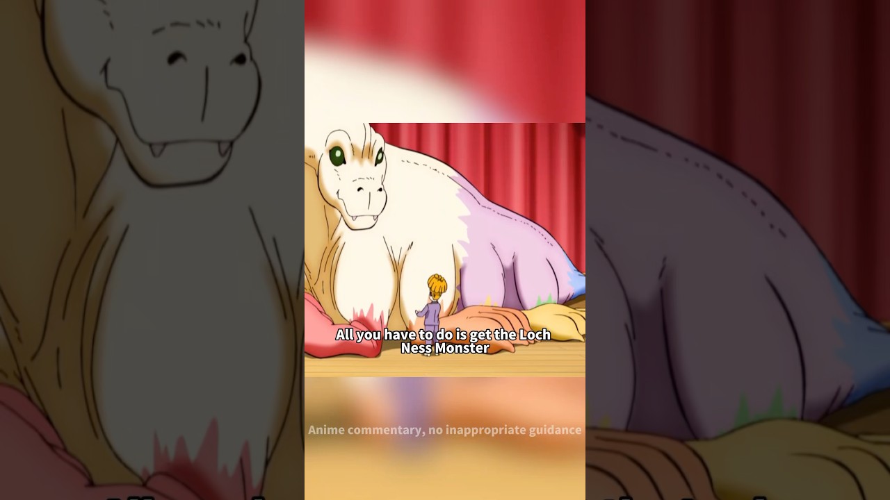 If you can make the water monster eat food, you will receive 10 billion US dollars#anime #toriko