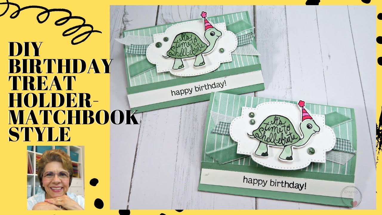 Diy Birthday Treat Holder- Matchbook Style