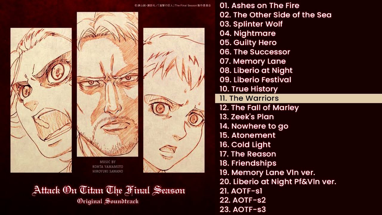 Attack on Titan Final Season Original Soundtrack