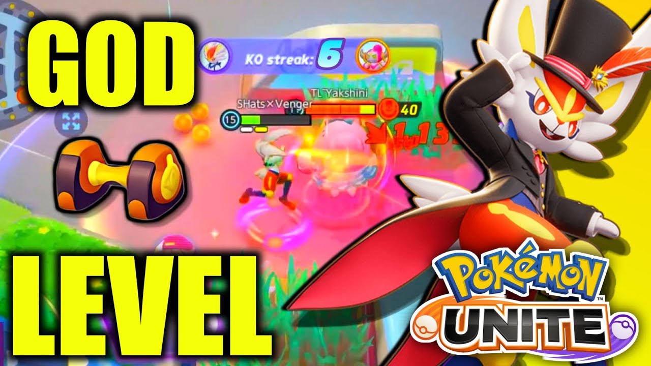 6x Streak with Godly Cinderace🔥👑| Cinderace is King of Pokemon Unite