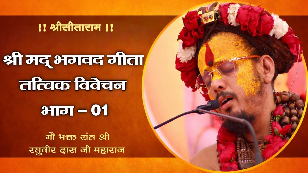 श्री मद भगवद गीता तत्व विवेचन #bhagvadgita Gau bhakt sant Raghuveer das ji maharaj is live