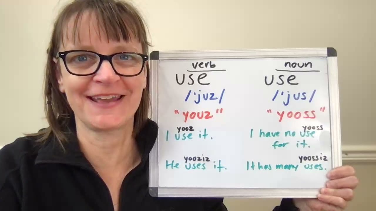 How to Pronounce Use and Uses (noun and verb)