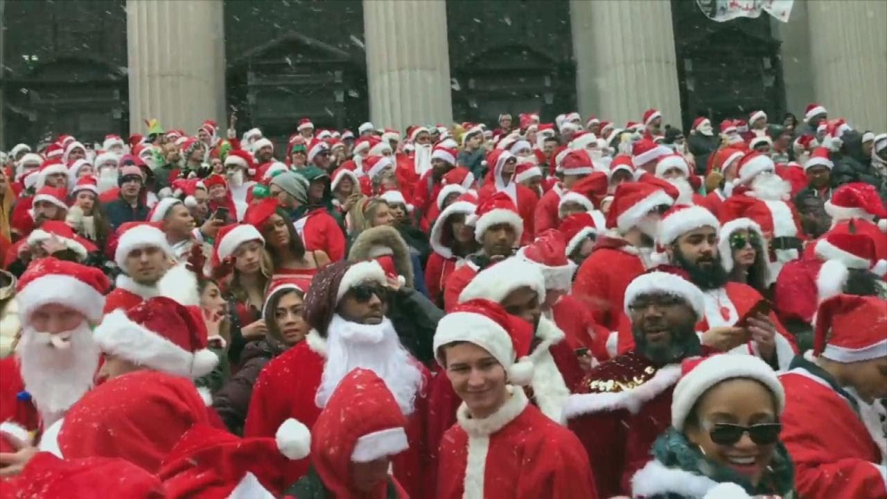 A Look at How SantaCon Was Celebrated Throughout the Country