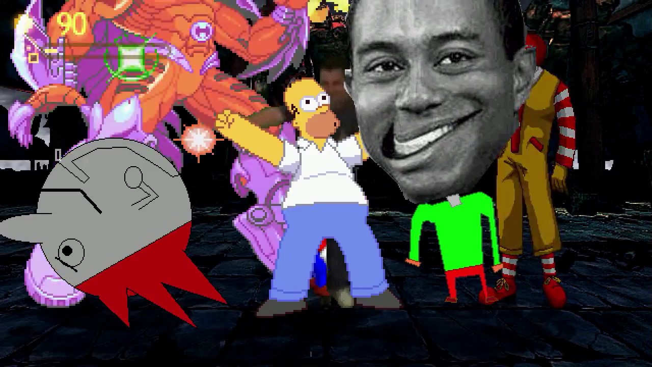 AN Mugen Request #1489: Onslaught, E.D.Dummy, C.Homer, Giygas VS O.T.Woods, C.Donald, DBKaw, Mario64