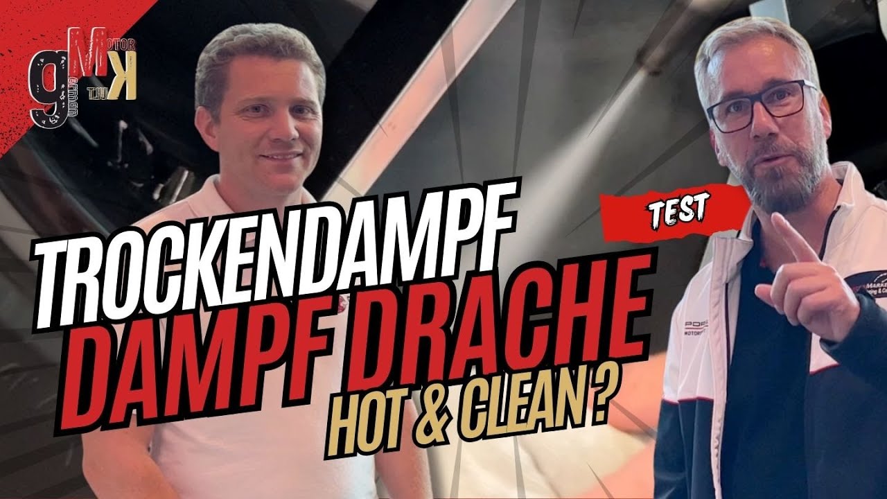 UNGLAUBLICH! Flecken, Schmutz & Keime? Trockendampf macht ALLES weg! Auto reinigen mit DAMPF DRACHE