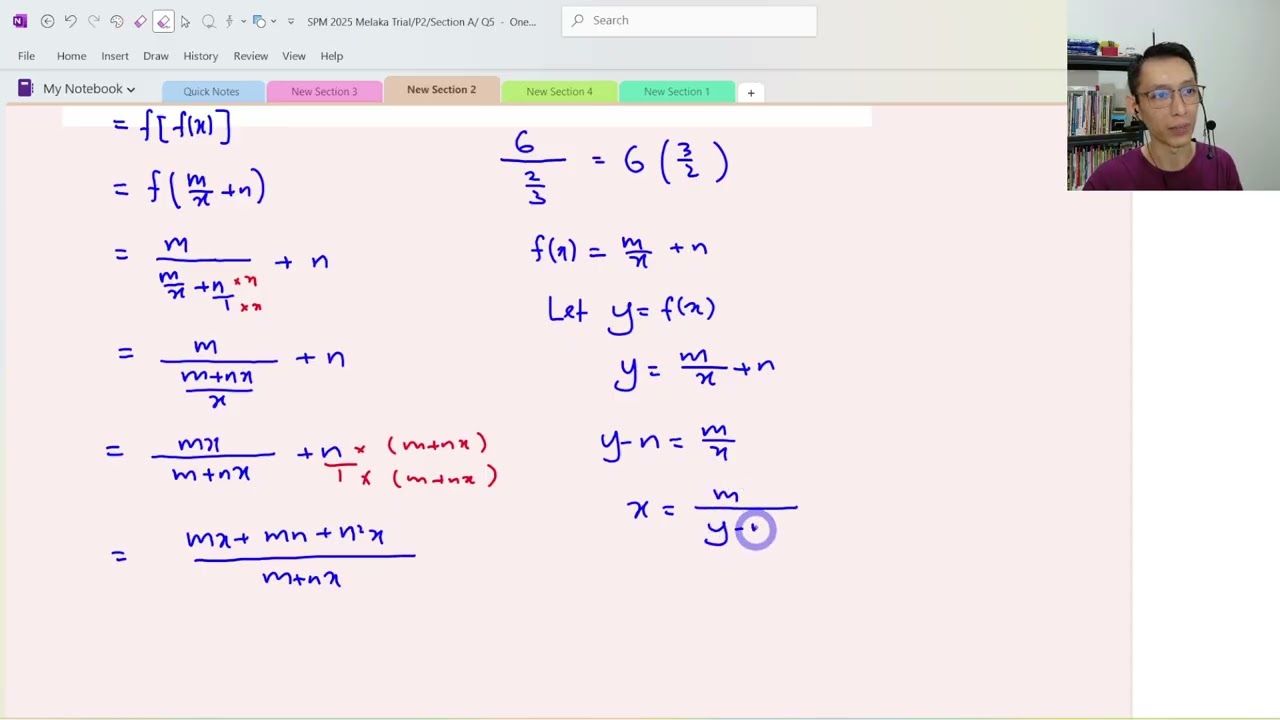 AM SPM 2025 Trial (F4, Functions, Melaka/P2/SA/Q5)