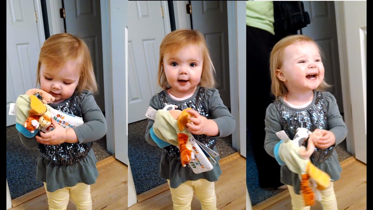 Little Girl Sings Old MacDonald Had a Farm. Hold for the big finish it's worth it!