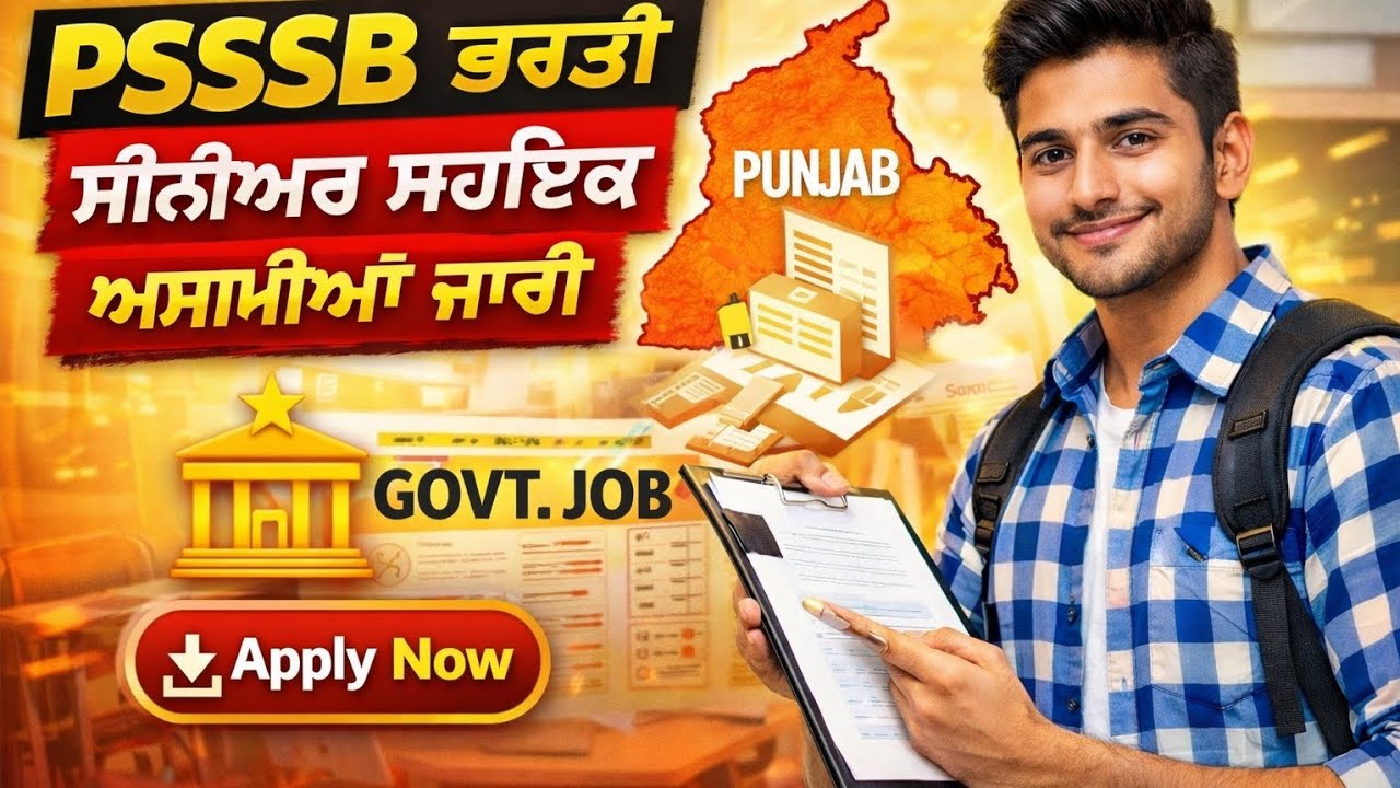 Psssb ਸੀਨੀਅਰ ਸਹਾਇਕ ਭਰਤੀ #psssb #punjab #psssbseniorassistantpreparation #punjabi