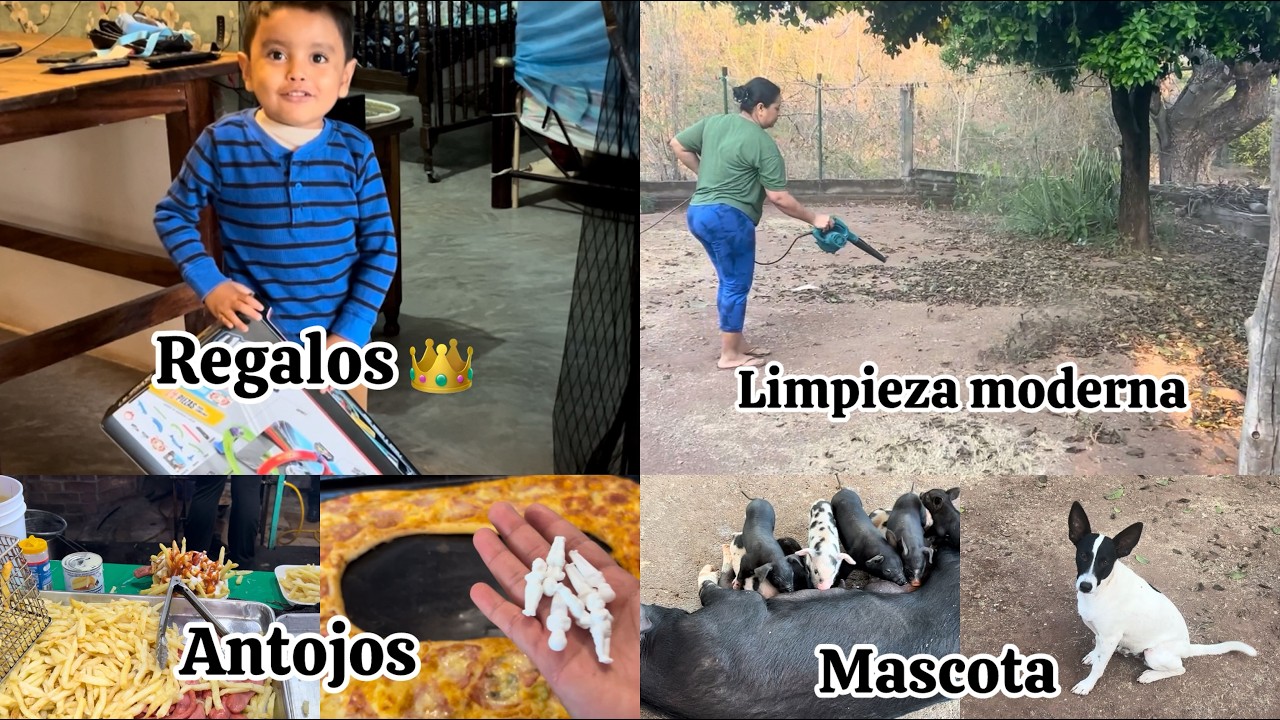 Limpieza de patio con esto…🤭Esto tenemos por el rancho 🙌🏼 Lo que trajeron los..🤴🏻#rancho #limpieza