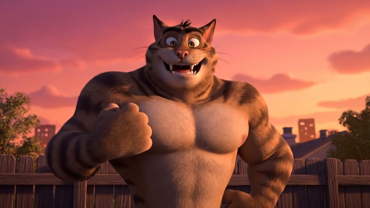 Muscle cat !!