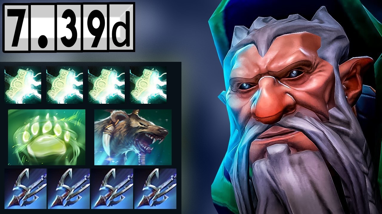 Lone Druid - Mid Lane VS. Queen of Pain! [Full Match Gameplay Dota 2] 7.39d