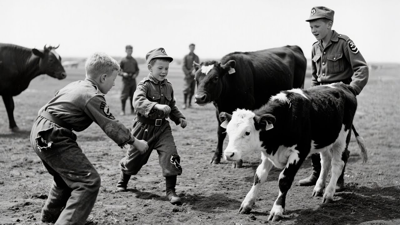 German Boy POWs in Texas Found Themselves Playing with Calves — Remembering They Were Once Kids