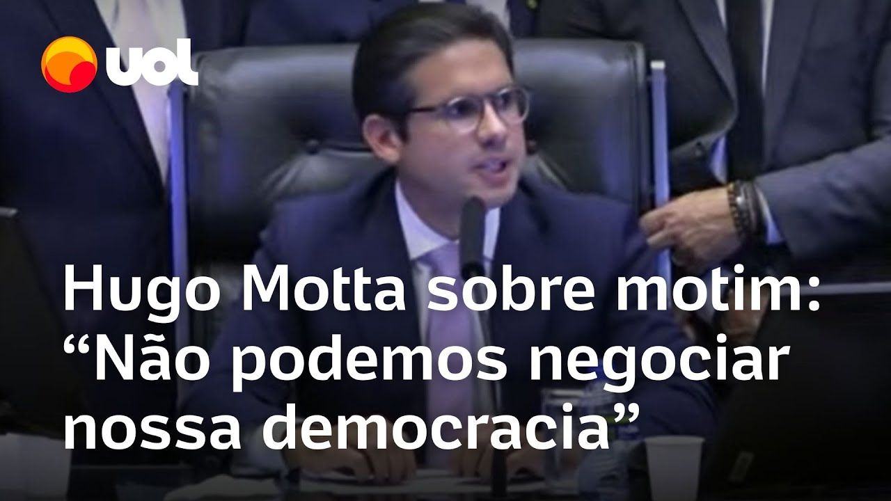 Motta abre sessão na Câmara em meio a motim da oposição: 'Não podemos negociar nossa democracia'