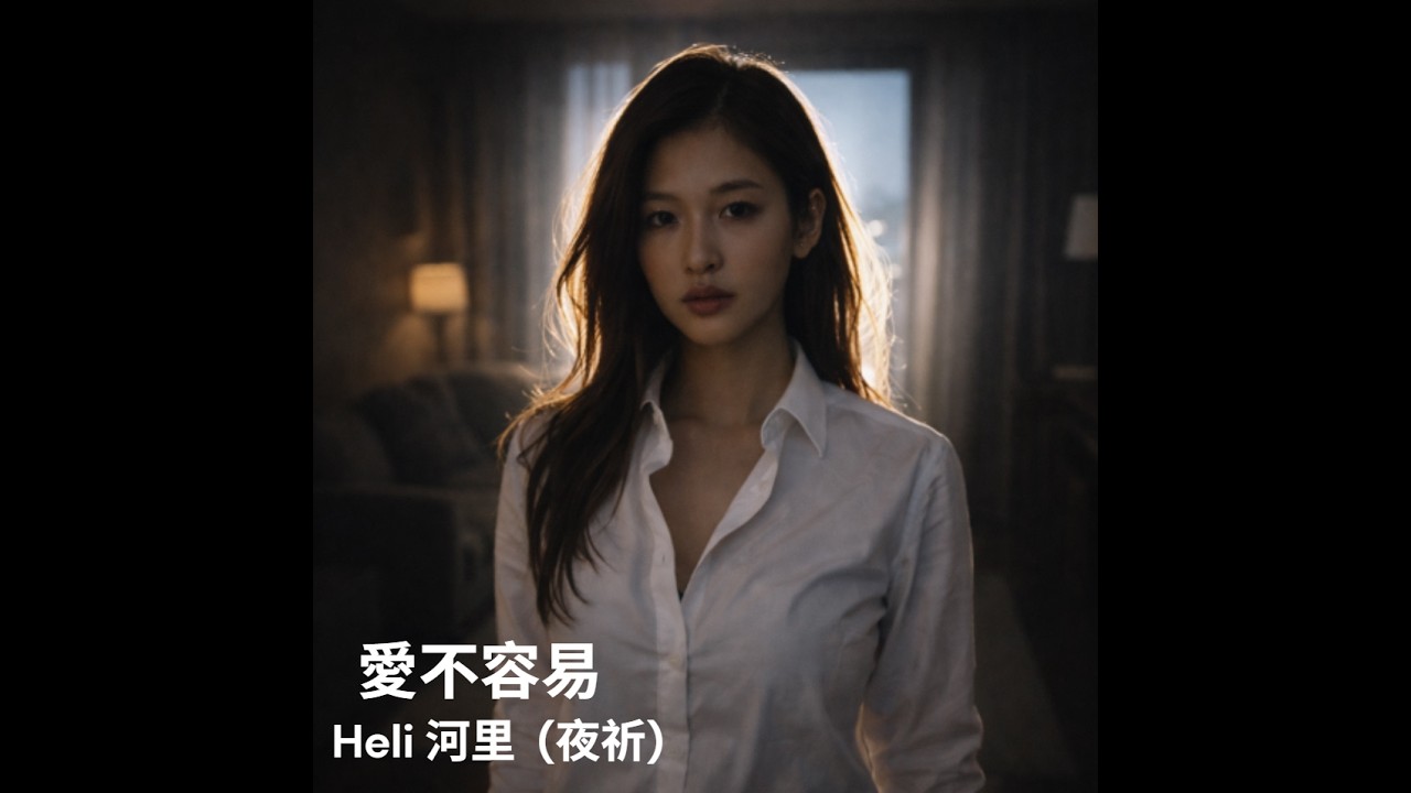 [音乐河里] 愛不容易 Love Aint Easy (feat. 夜祈) : 不說不問不爭不怨, 我終於懂了,愛不容易這種痛 #中文歌曲 #新歌