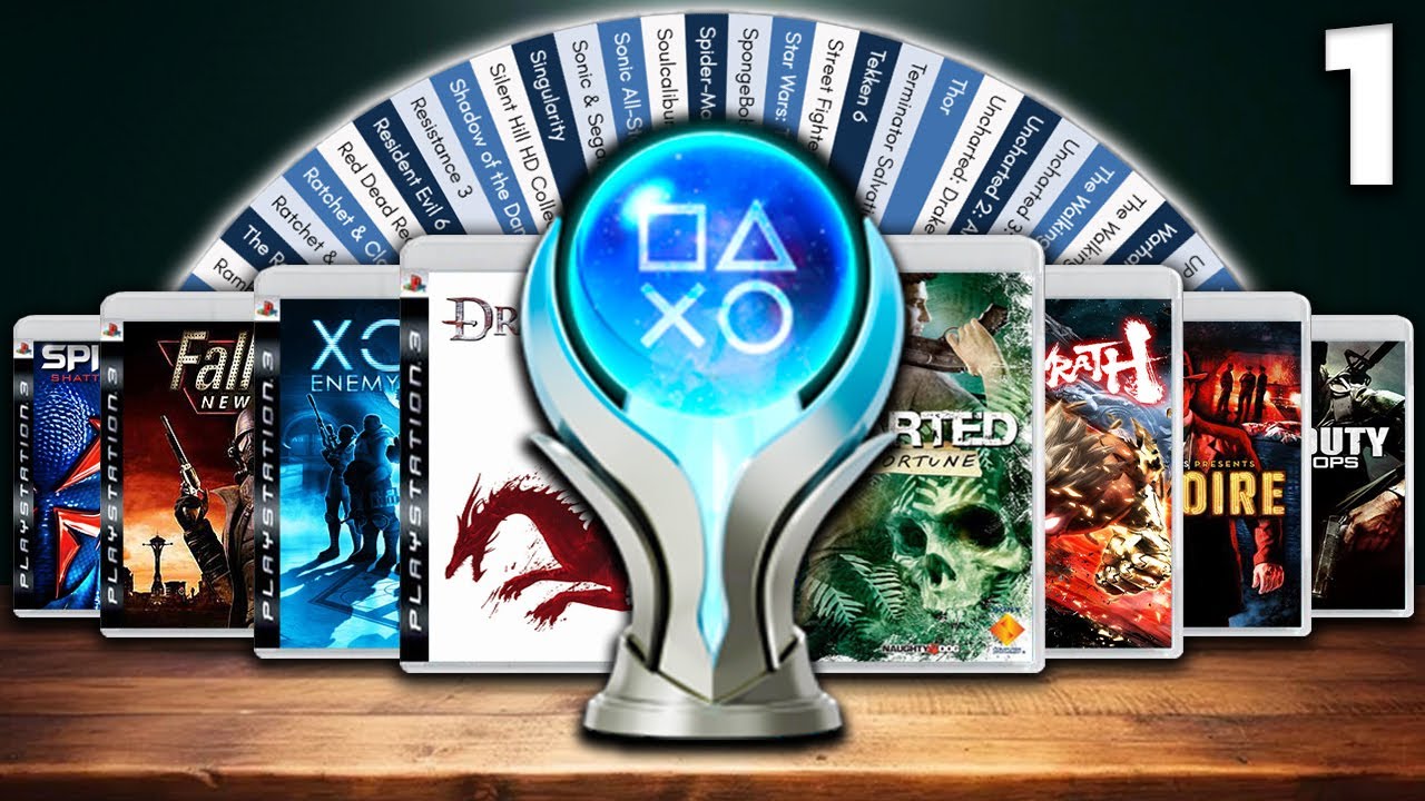 I Want To Platinum EVERY PS3 Game I Own, So I Put Them All Into A Wheel