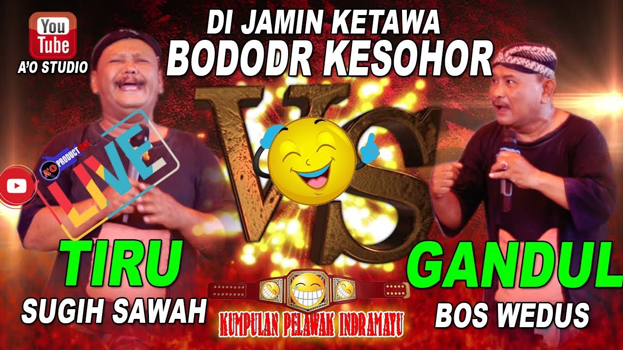 TIRU DAN GANDUL BIKIN SAKIT PERUT KARENA TERTAWA LIVE SANDIWARA BINA REMAJA INDAH