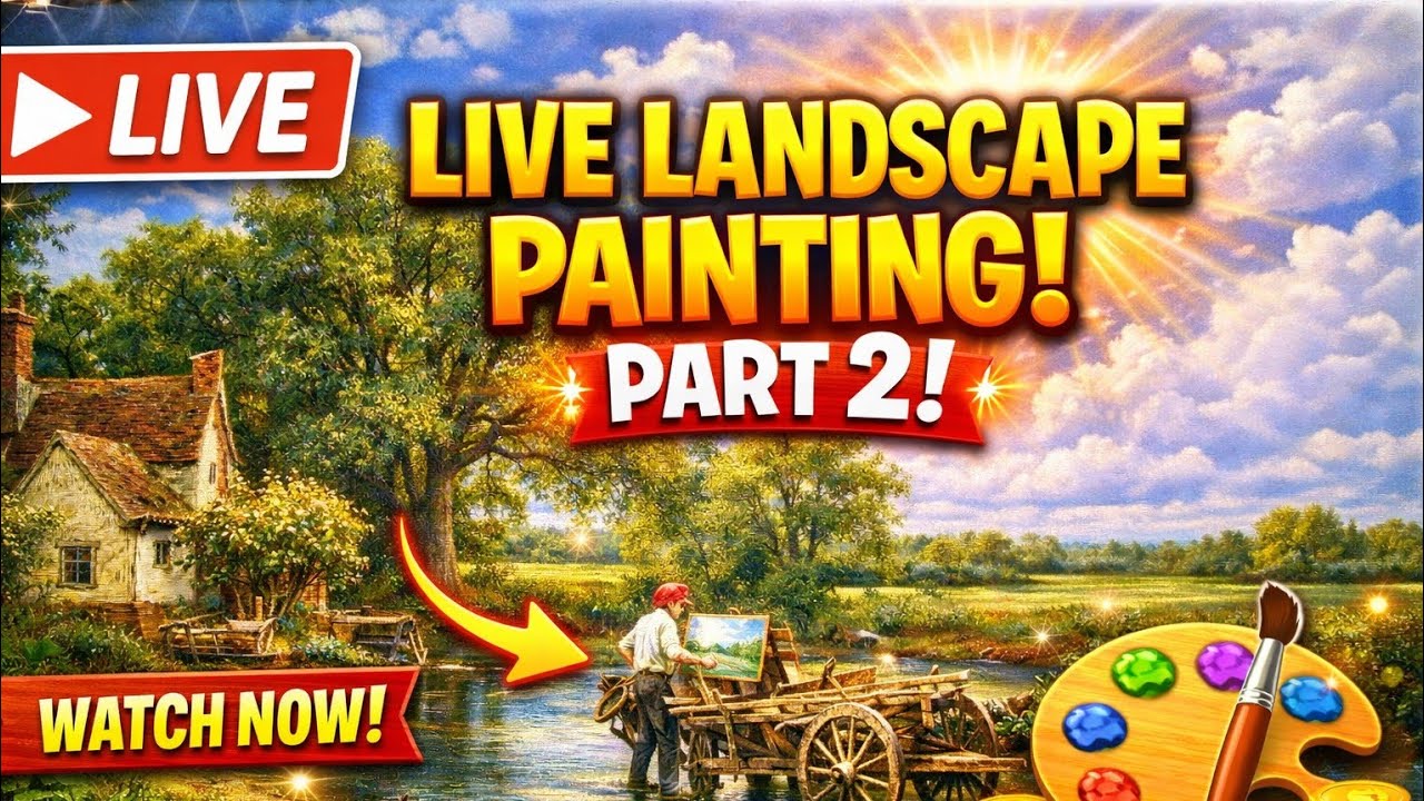 PAINT WITH ME LIVE! (PART 2)