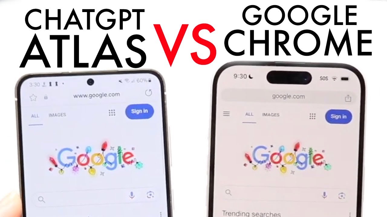 ChatGPT Atlas против Google Chrome! (Что лучше?) (Сравнение)