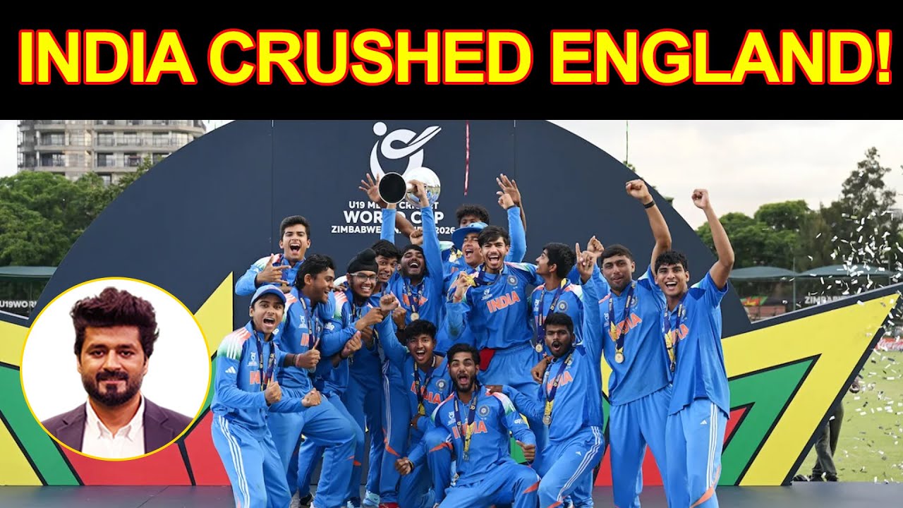India vs England U 19 WC | India Smash 400+ Runs to crush England