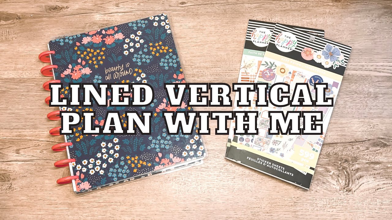 WEEKLY LINED VERTICAL PLAN WITH ME