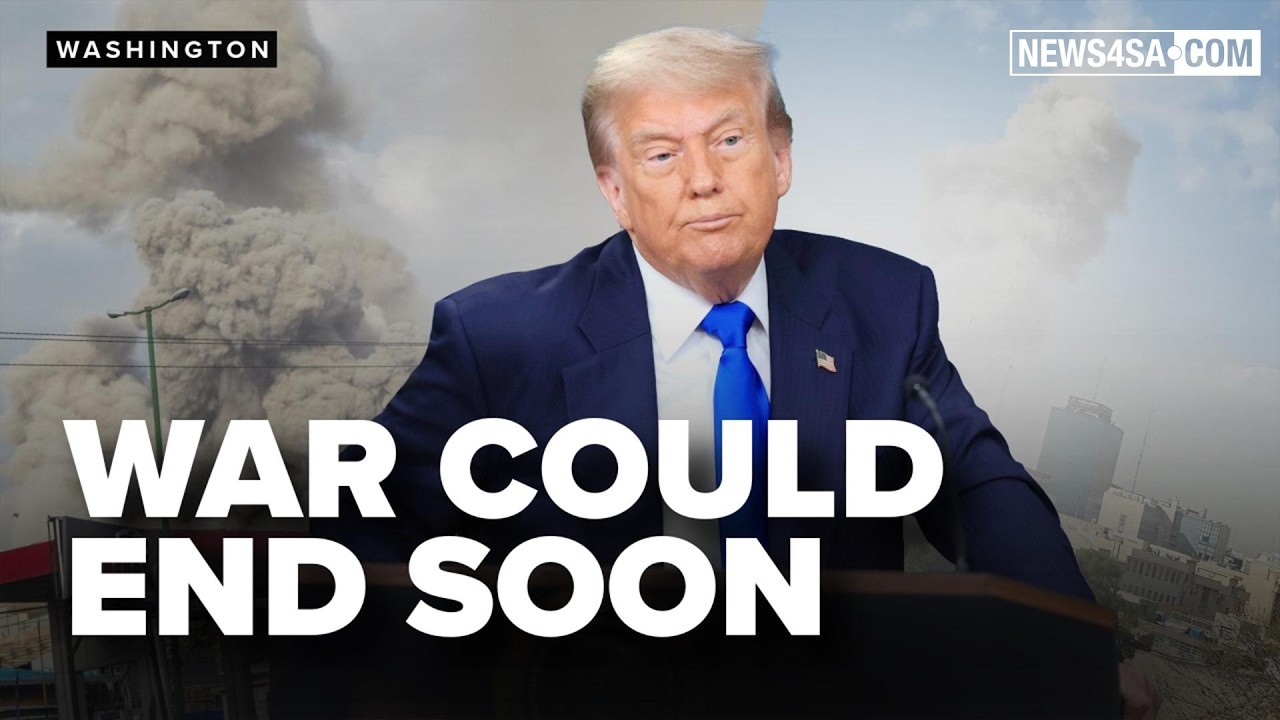Trump says Iran conflict COULD END 'very soon'