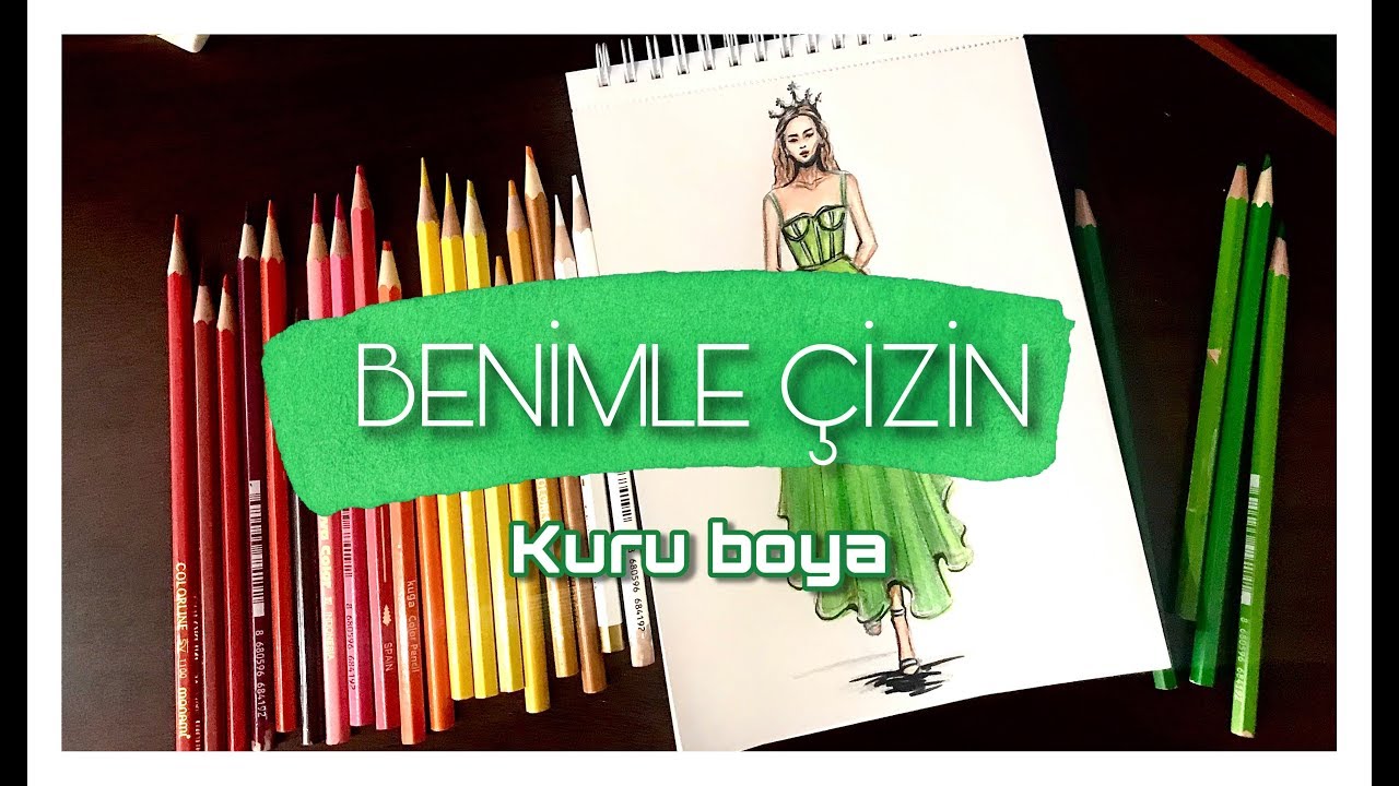 BENİMLE ÇİZİN!/ kuru boya