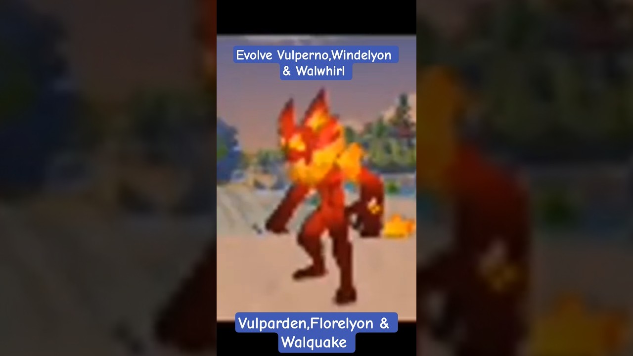 3 Kardmi Starter Final Evolution 🦊🦇🐋 #kardmi #vulparden #florelyon #walquake