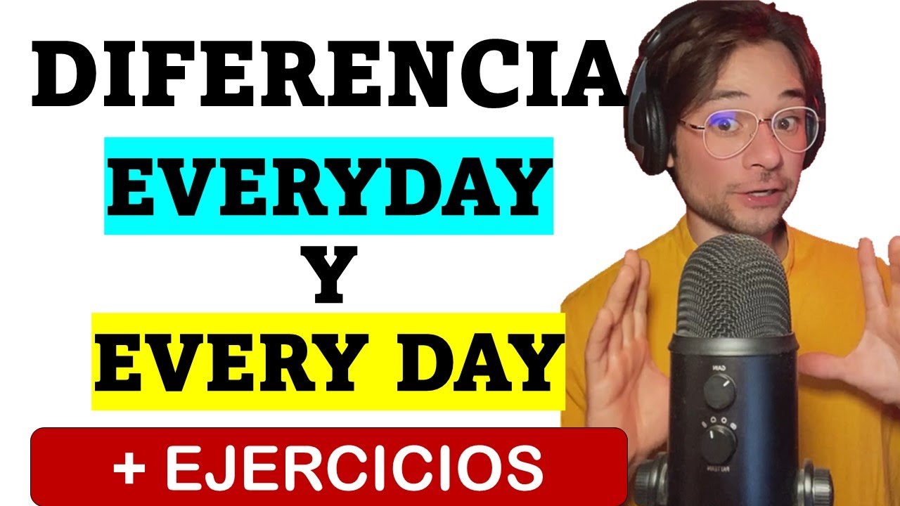 DIFERENCIA ENTRE EVERYDAY Y EVERY DAY CON EJEMPLOS / SOY MIGUEL IDIOMAS.