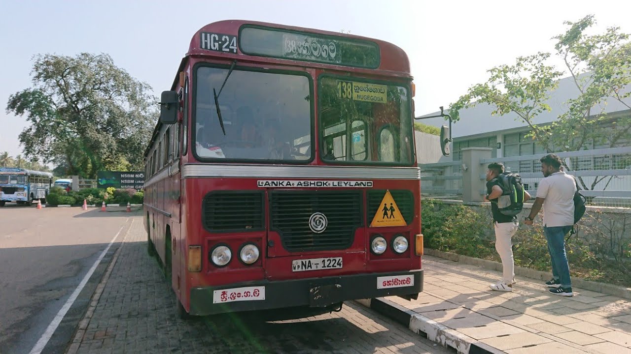 A Short Bus Journey on Ashok Leyland Hino Power Viking SLTB Bus