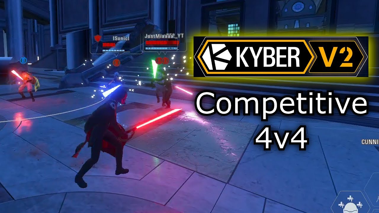 (KYBER V2) Competitive 4v4 on CORUSCANT | HvV | Star Wars Battlefront 2