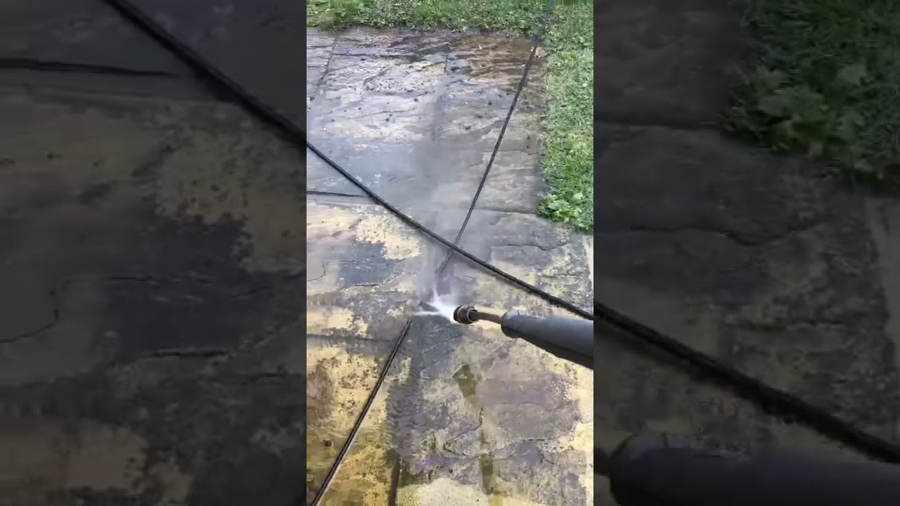 Karcher Xpert 7125 Pressure Washer Cleaning Pavement Jet Washing #shorts