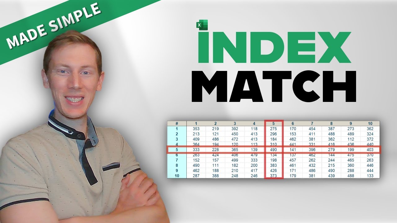 INDEX MATCH Explained Simply | Excel Lookup Tutorial