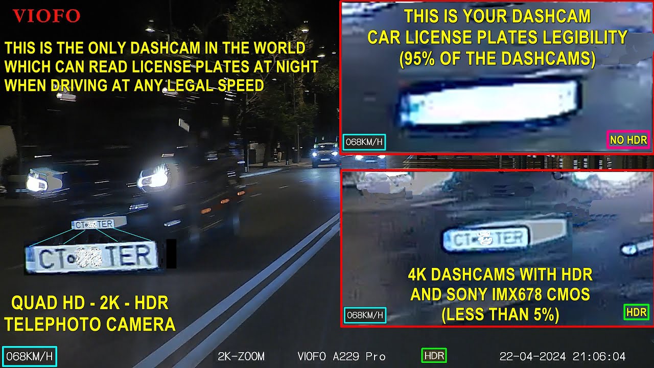 I have the best dashcam in the world for reading car license plates. And I am the only one!