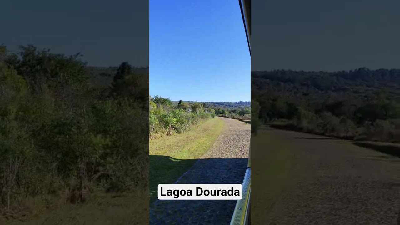 A caminho de conhecer a LAGOA DOURADA.