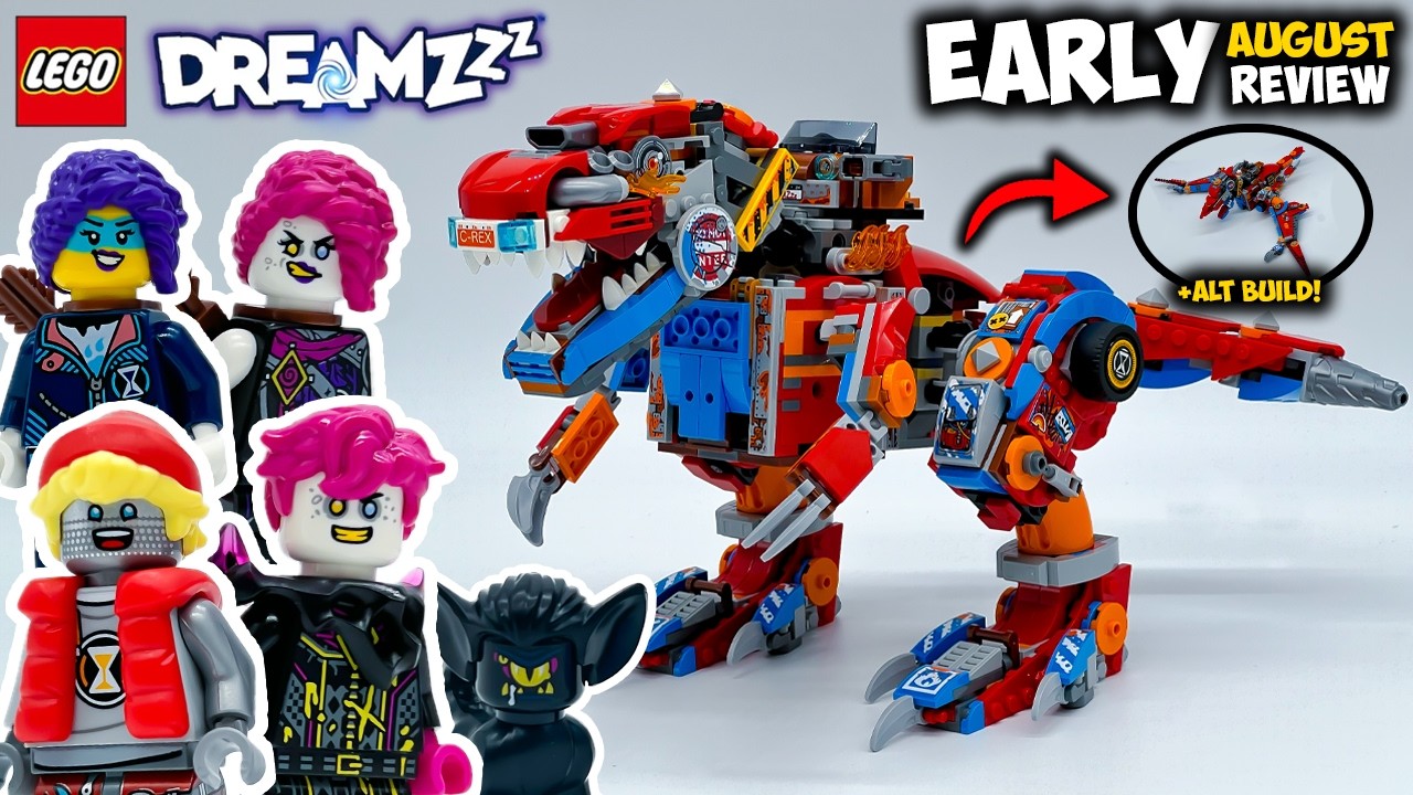 Cooper's Robot Dinosaur C-Rex EARLY Review! *BOTH BUILDS* | LEGO Dreamzzz Set 71484