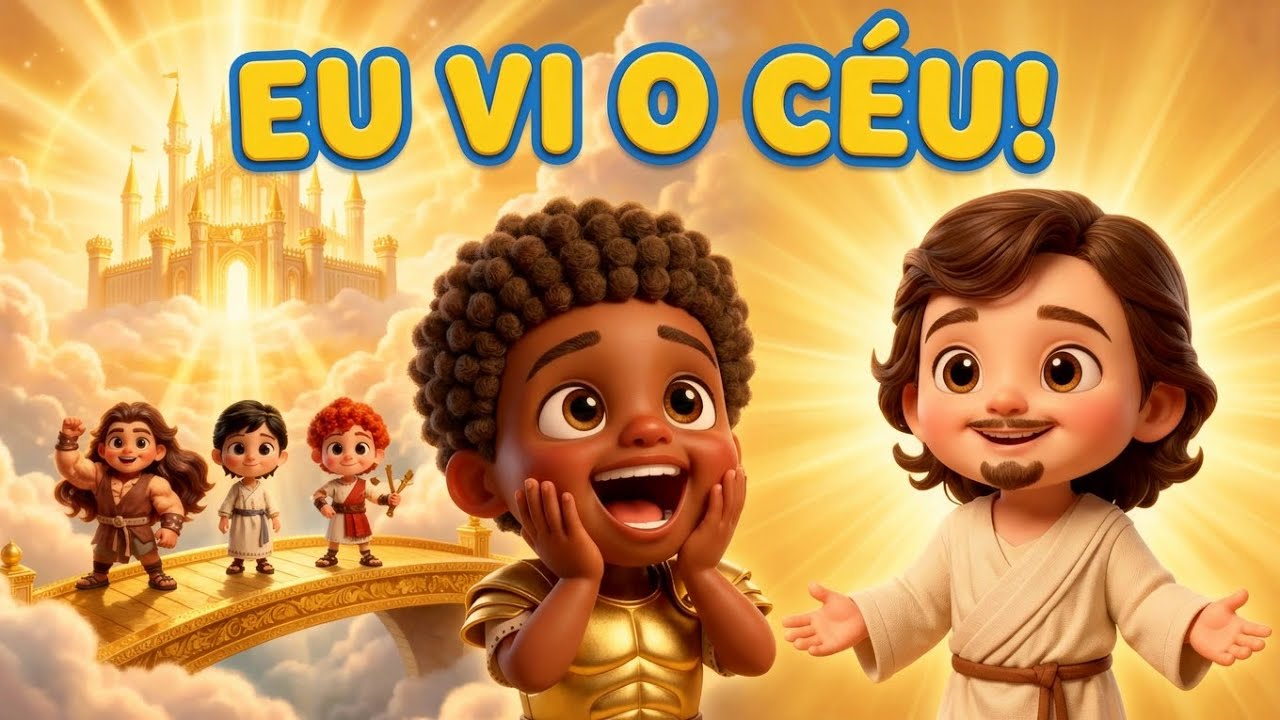 DEUS É MEU PAI CELESTIAL ☁️✨ (Sonhando com o Céu) | Turminha do Criador