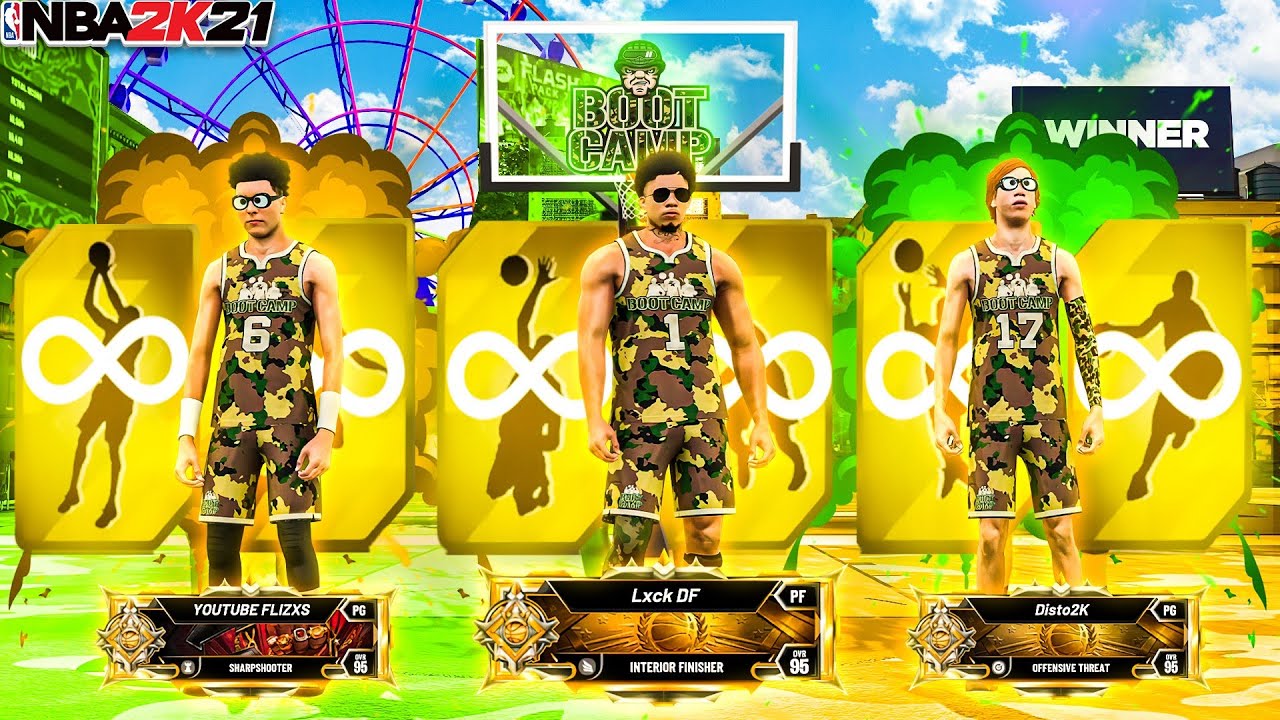 I TOOK 3 LEGENDS TO THE HARDEST BOOT CAMP EVENT IN NBA 2K21! 3 LEGENDS WIN UNLIMITED BOOST NBA 2K21