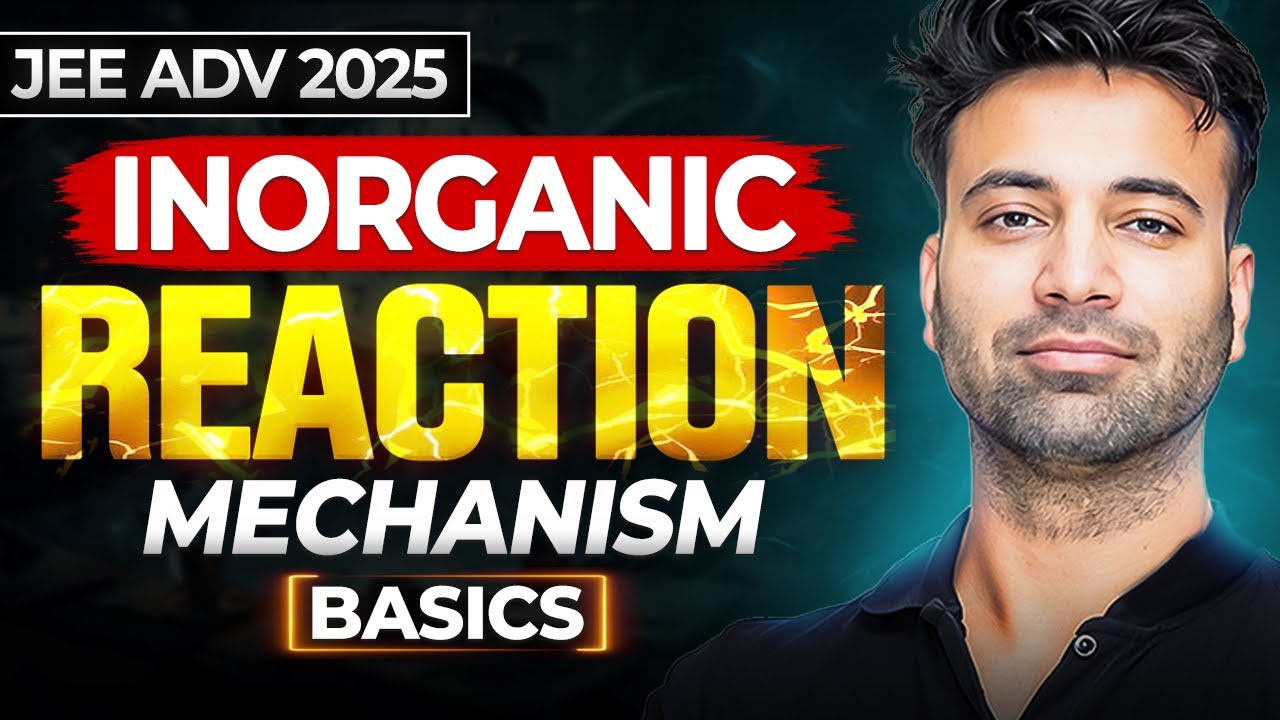 JEE Advanced 2025 | INORGANIC REACTION MECHANISM BASICS
