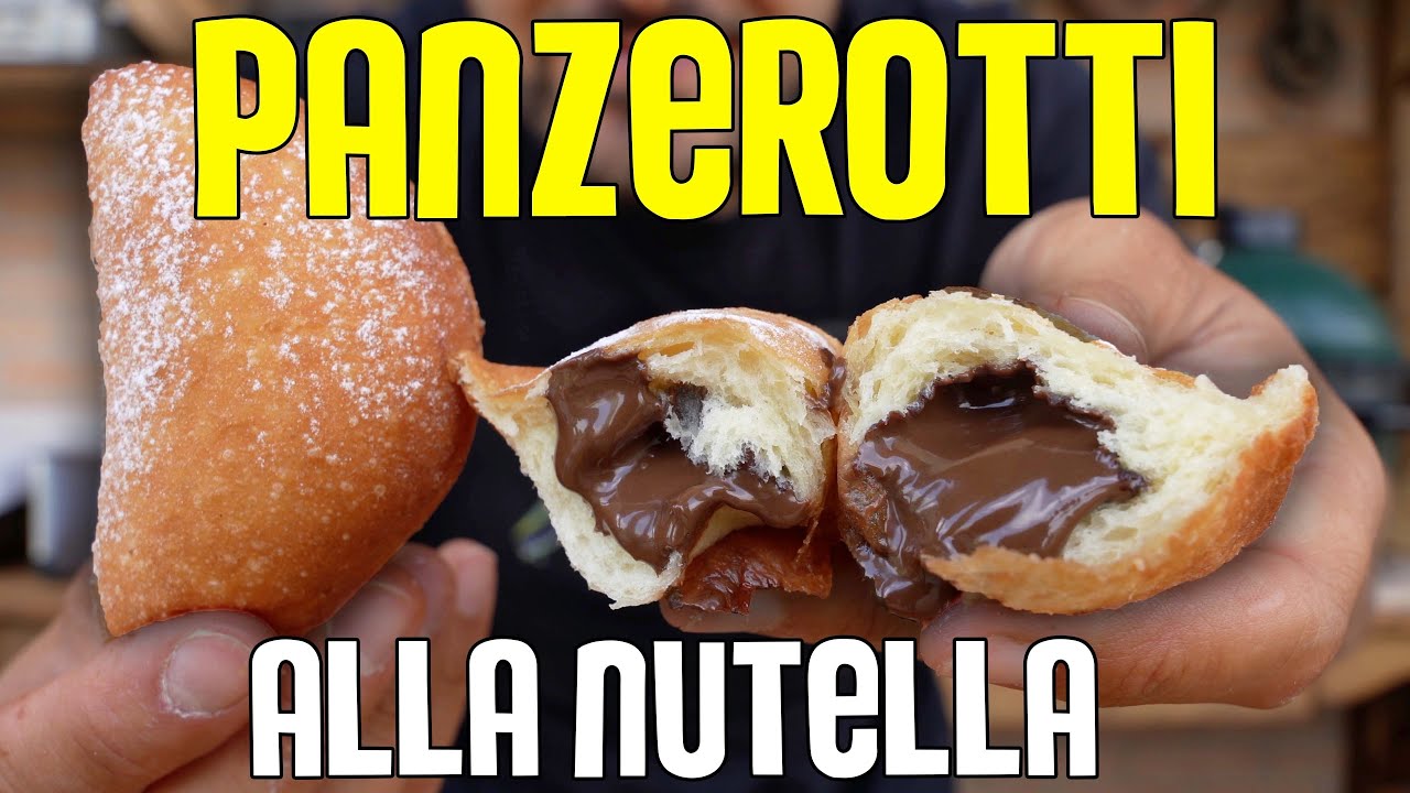 PANZEROTTI alla NUTELLA * IMPASTATI a MANO, FACILISSIMI e pronti in POCHISSIMO ⏰ *