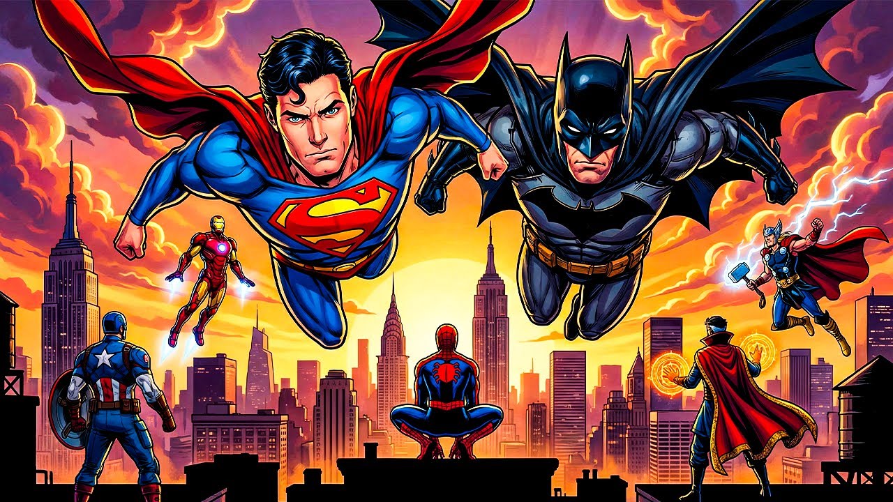 What If Superman & Batman Landed In Marvel Universe?